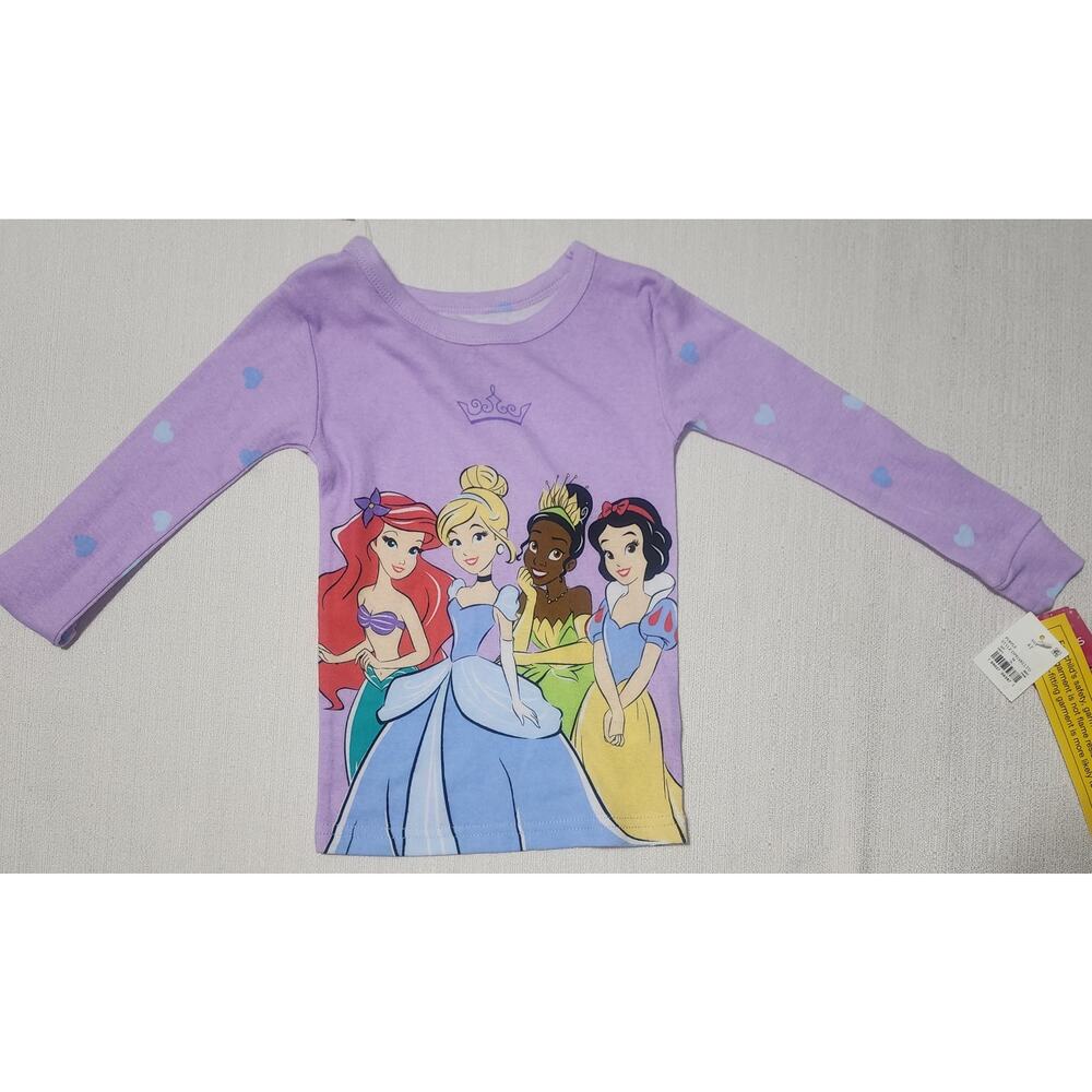 disney princess 4t long sleeve shirt set